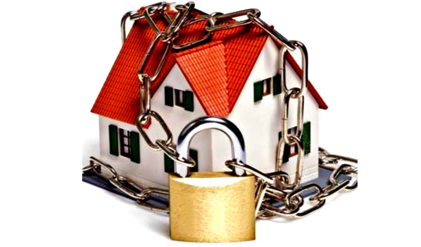 Beeldmerk van een vergrendelde woning in Alphen